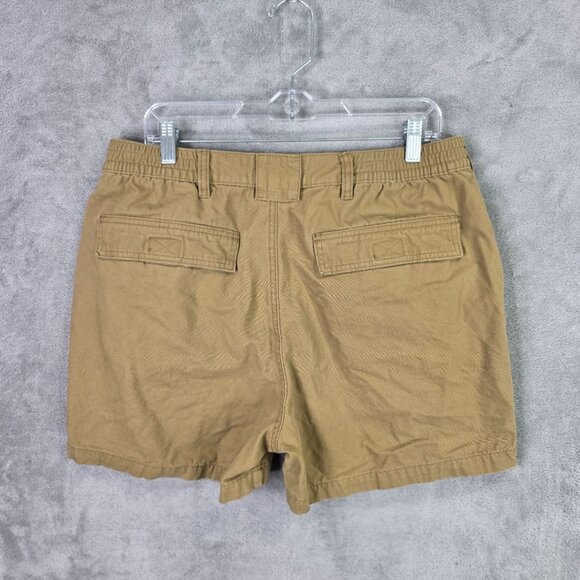 Mens Red Head Tan Cargo Shorts 100% Cotton Elastic Waist Utility Pockets Size 36 - Picture 5 of 9